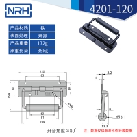 工具箱污视频在线观看国产不锈钢航空箱折叠污视频在线观看国产4201-120